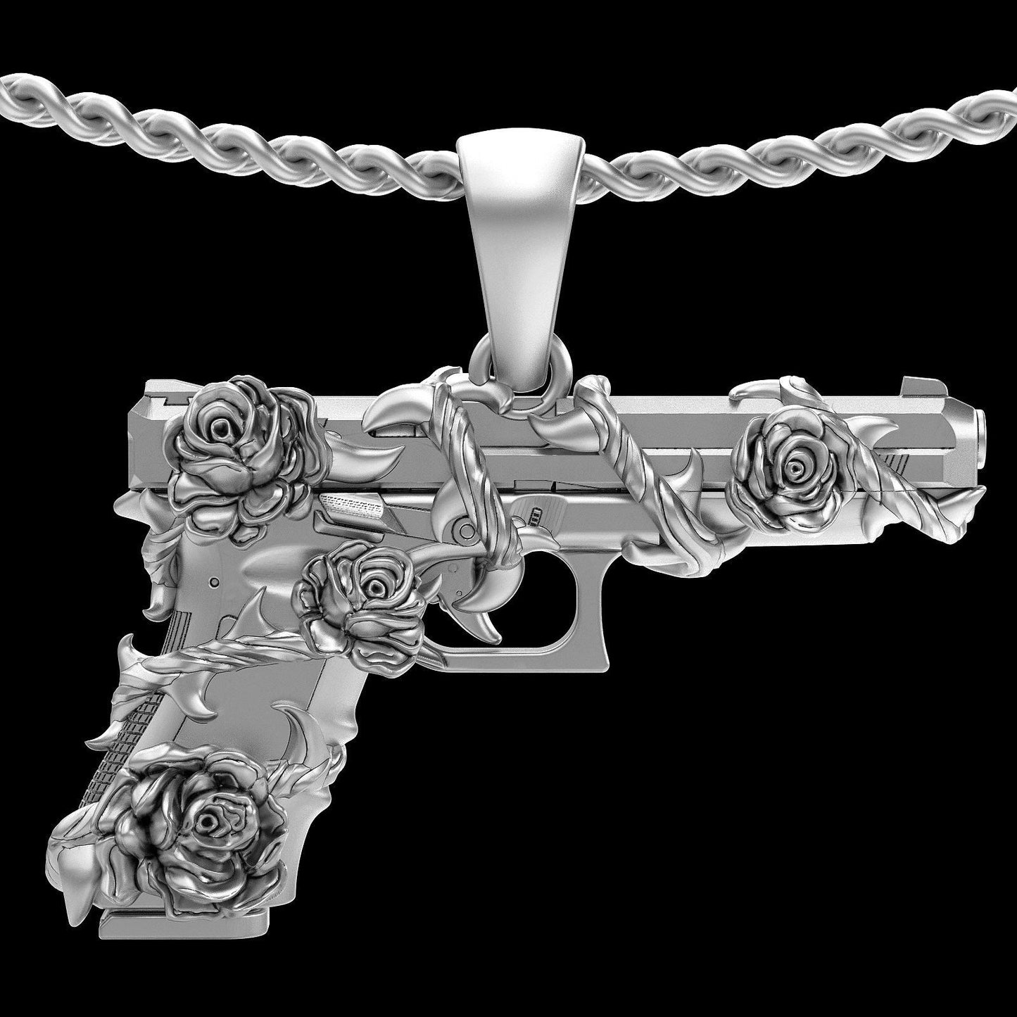 Glock Flower Pendant