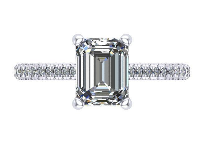 Emerald Cut Engagement Ring