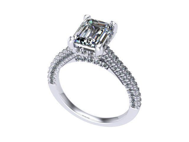 Emerald Cut Engagement Ring